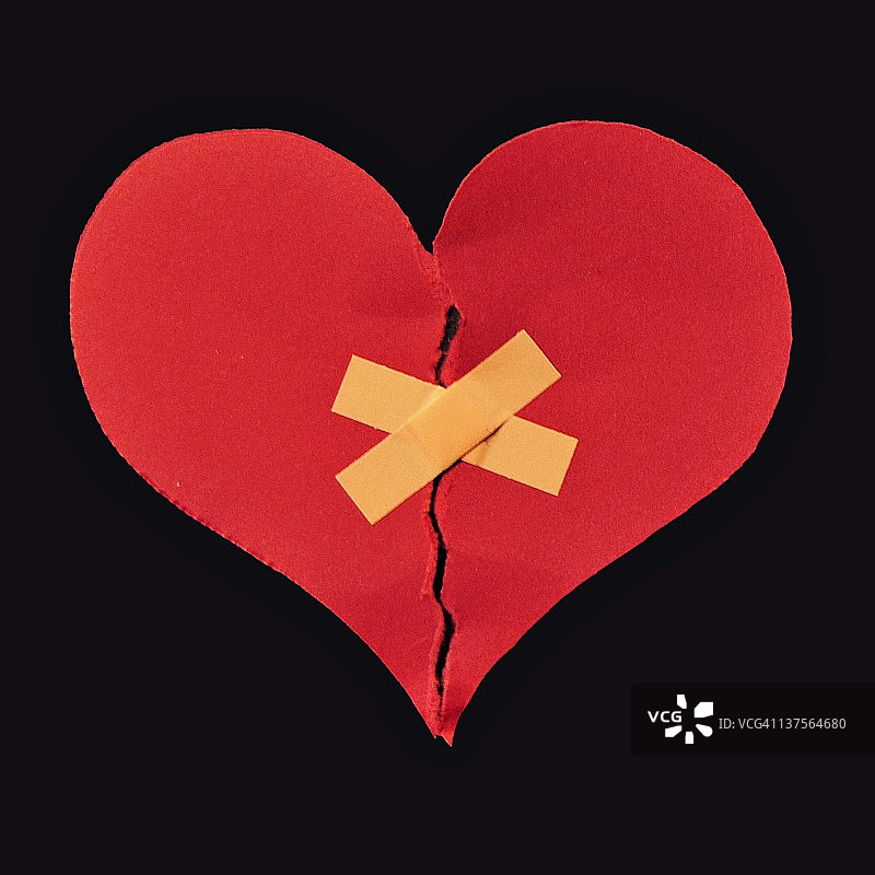 创可贴爱心图片素材