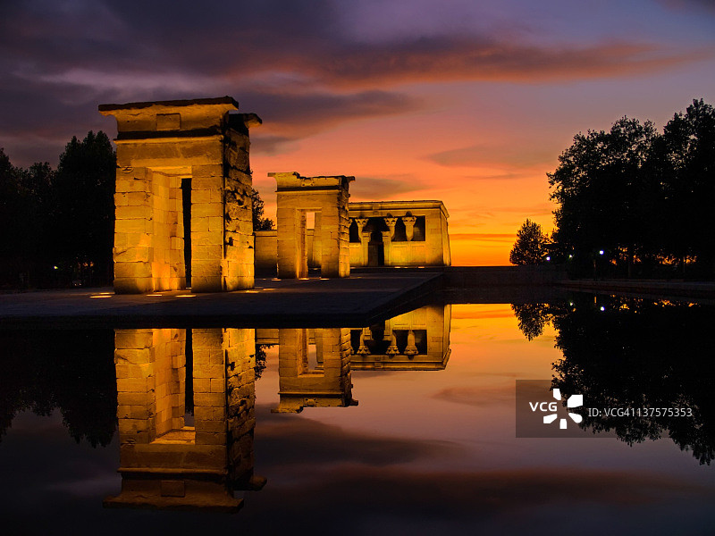 德波神庙，西班牙图片素材