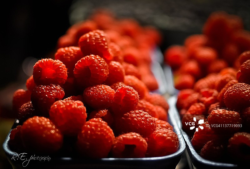 圣诞前夕的覆盆子图片素材