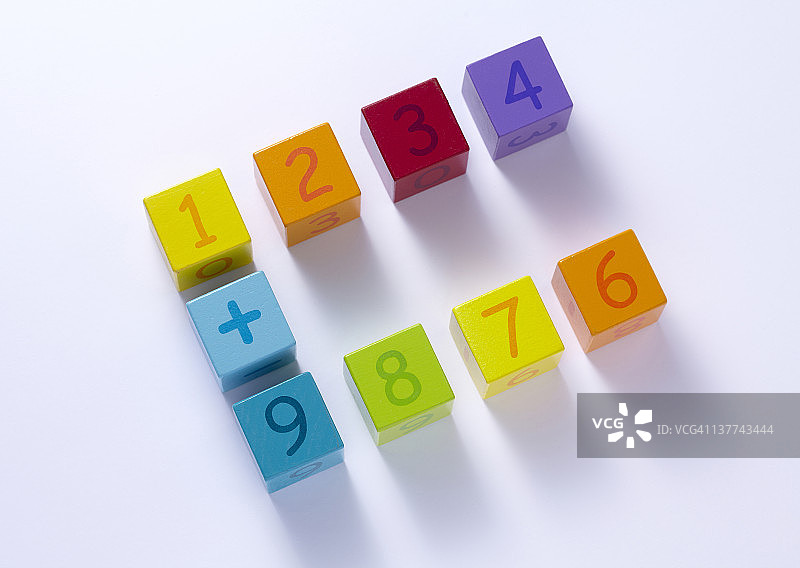 数字方块图片素材