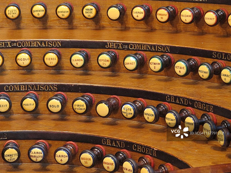 圣叙尔比斯教堂的管风琴图片素材