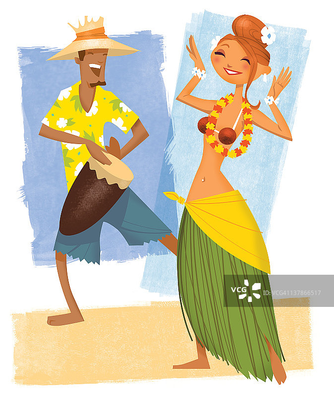 夏威夷宴会图片素材