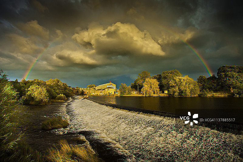 奥特利沃夫河堰图片素材