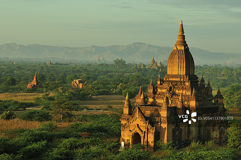 阿南达寺日出图片素材