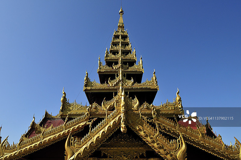 缅甸蒲甘瑞西光塔金寺图片素材