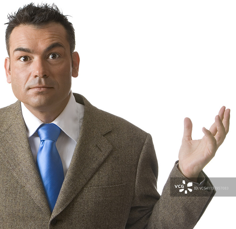 商人说服图片素材