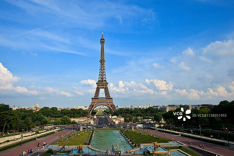 埃菲尔铁塔景观图片素材