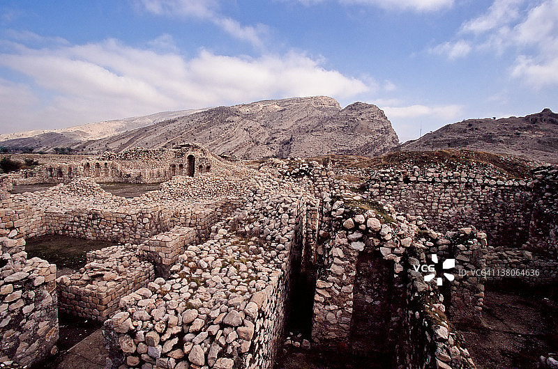 沙普尔宫殿遗址图片素材