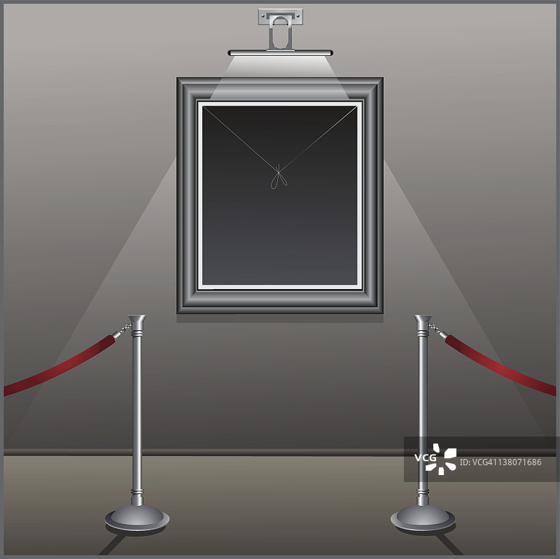 带空白的美术博物馆画廊图片素材