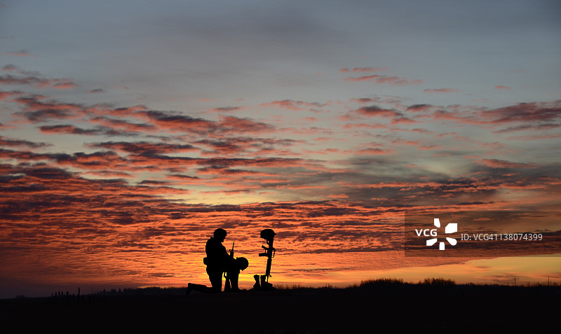 致敬士兵墓图片素材