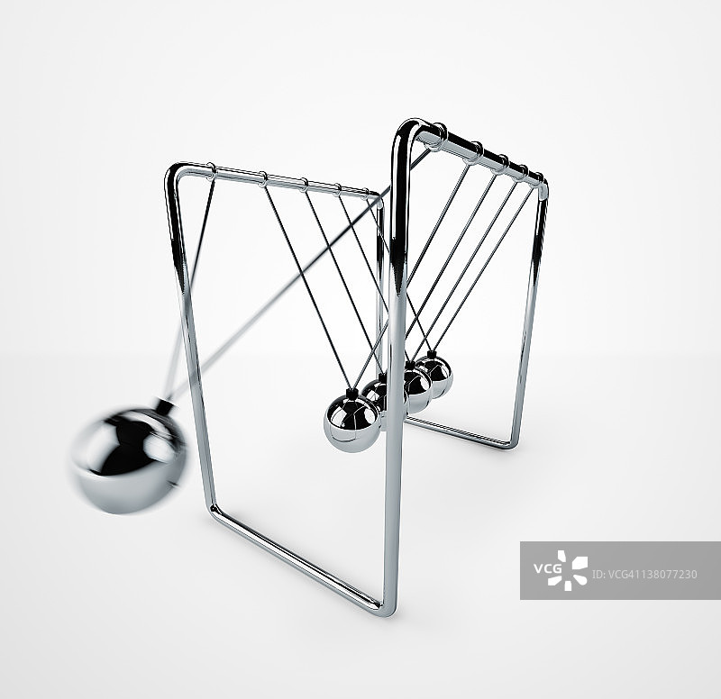 牛顿摆的特写图片素材