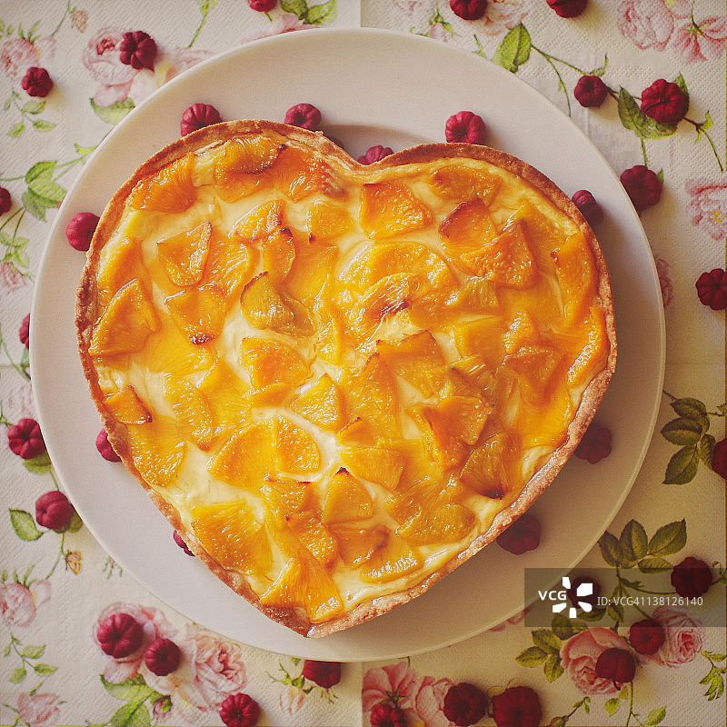 心形蛋糕图片素材