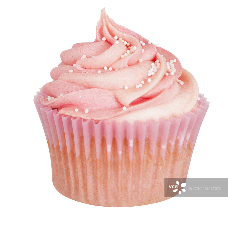 带糖霜的纸杯蛋糕图片素材