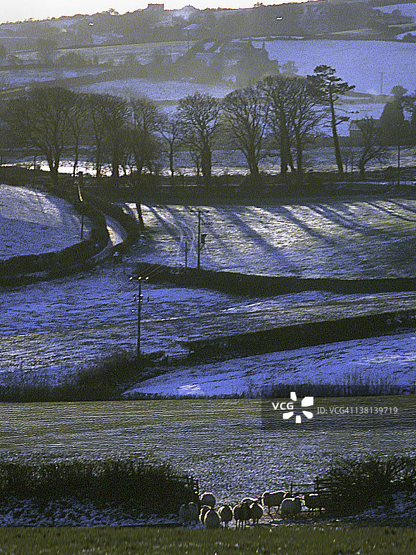 彭宁顿的冬日之光图片素材