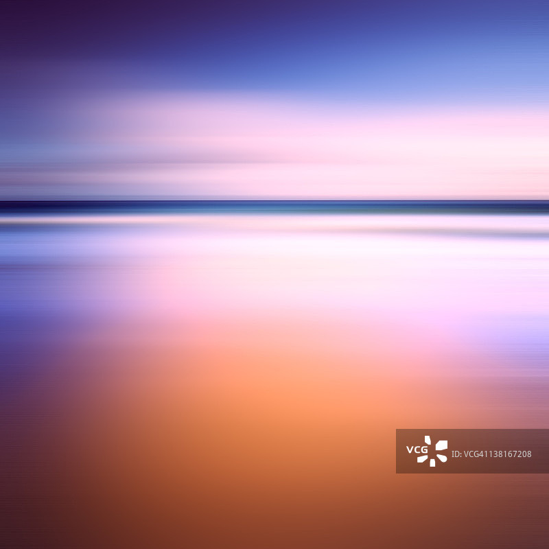 海滩日出美景图片素材