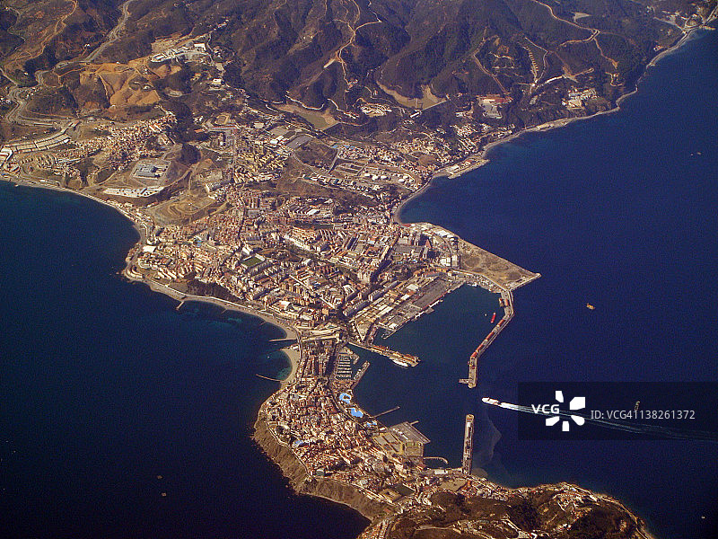 休达航拍图片素材