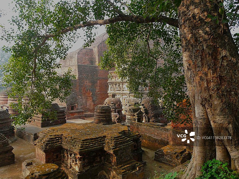 那烂陀遗址图片素材