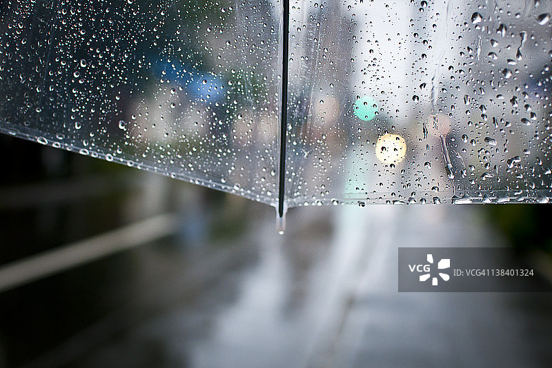 雨天里的雨伞图片素材