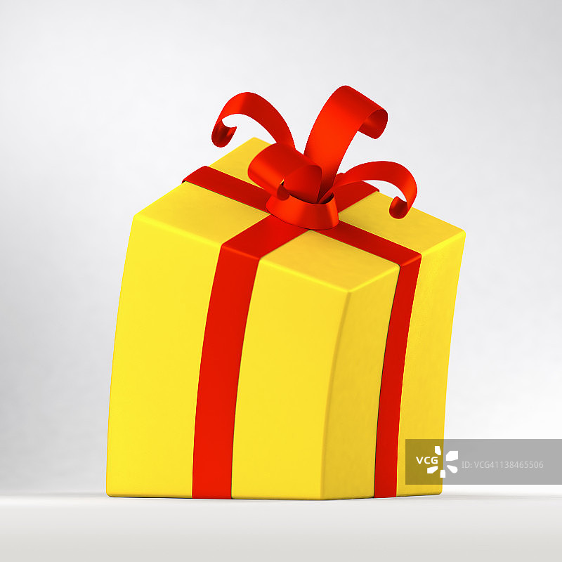 弯曲的礼品盒图片素材