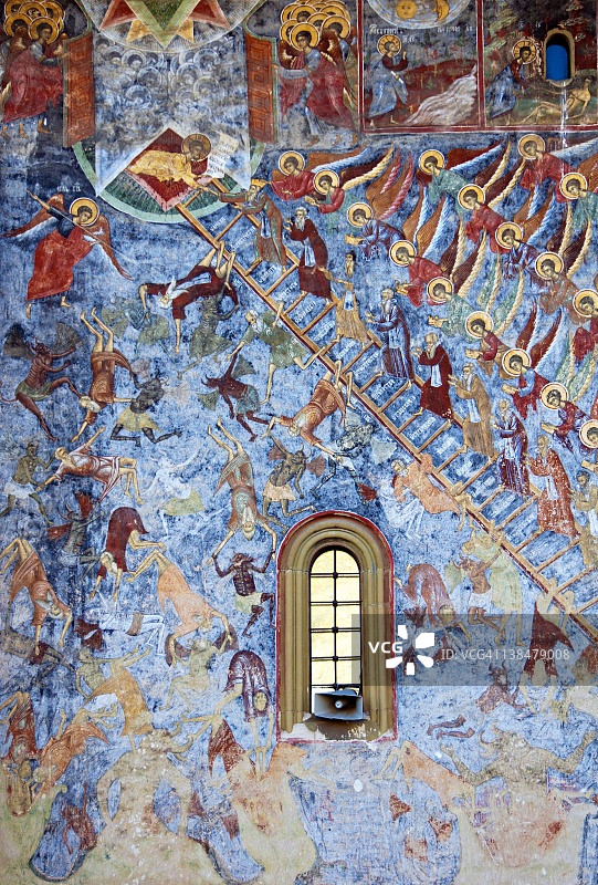 苏切维察修道院的神圣阶梯图片素材