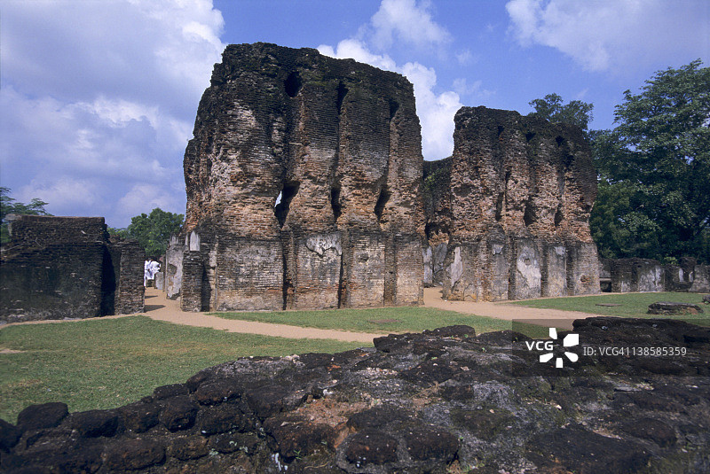 波隆纳鲁瓦古皇宫，斯里兰卡图片素材