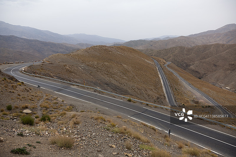 阿特拉斯山脉的提兹恩提什卡山口，摩洛哥图片素材