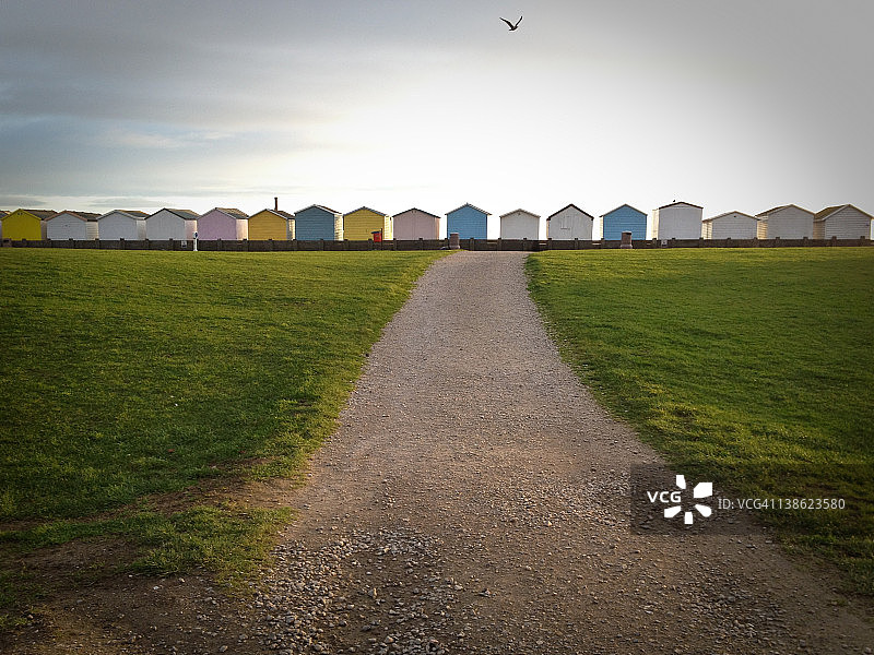 海滩小屋图片素材
