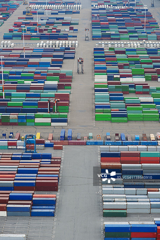 集装箱码头图片素材