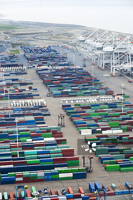 集装箱码头图片素材