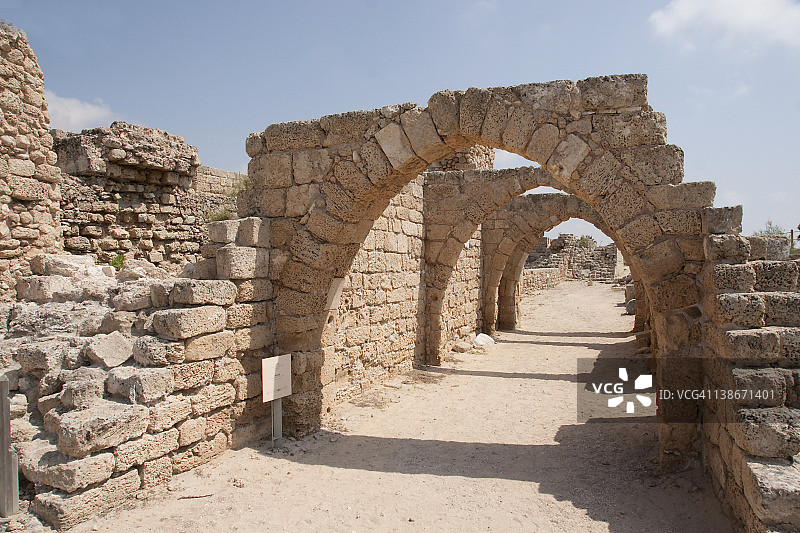 凯撒利亚小镇风光图片素材