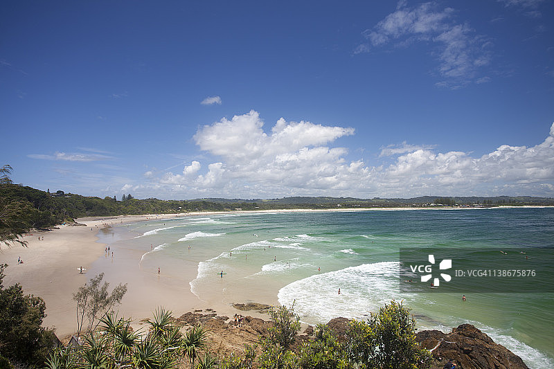 澳大利亚拜伦湾通道图片素材
