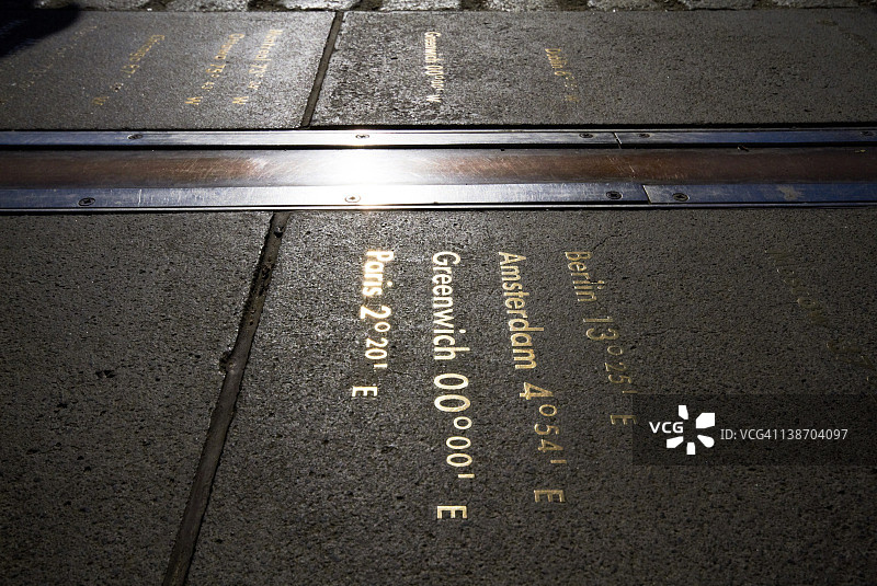 格林尼治子午线图片素材