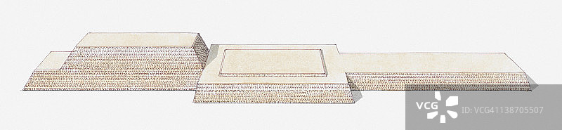 秘鲁莫切太阳神庙金字塔遗址插图图片素材