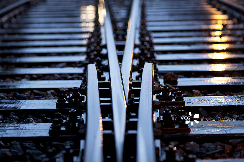 铁路旁线图片素材