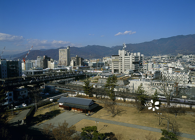 日本甲府城市风光图片素材