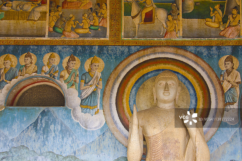 Ruwanweli Dagoba的佛像图片素材