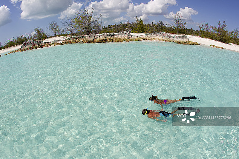 在大西洋浮潜图片素材