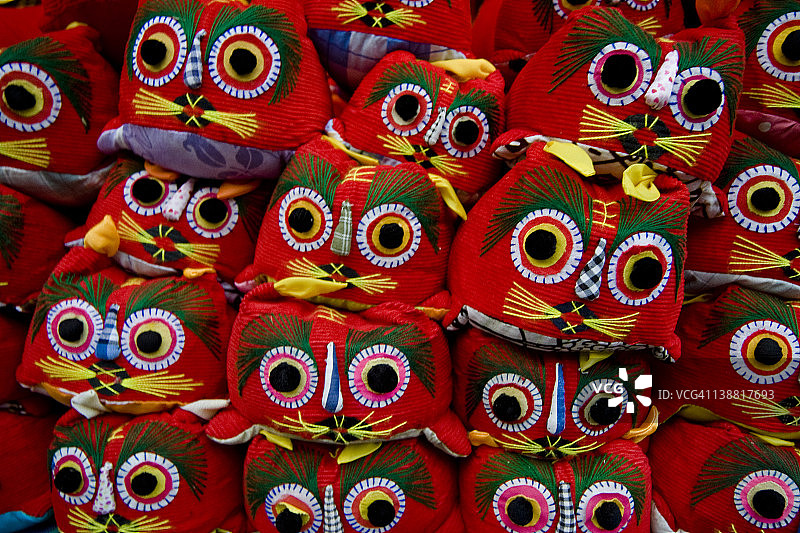 中国虎头枕图片素材