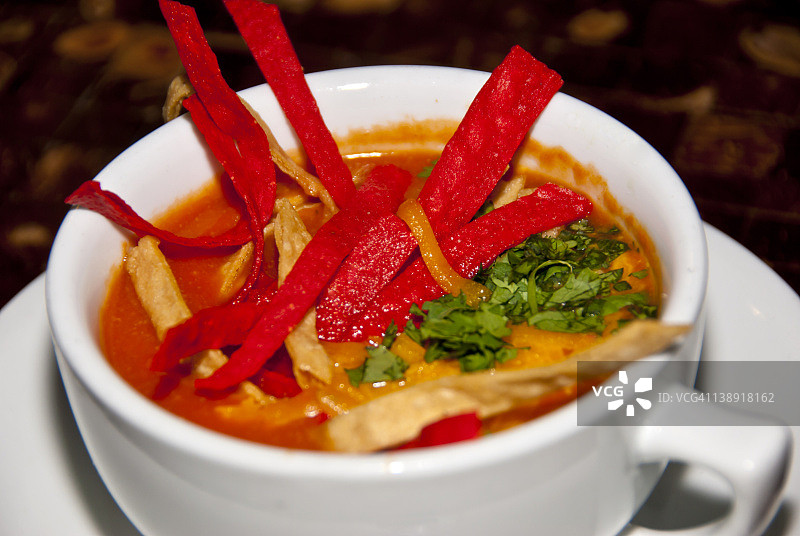 玉米饼汤图片素材