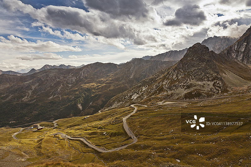 大圣伯纳德阿尔卑斯山口图片素材