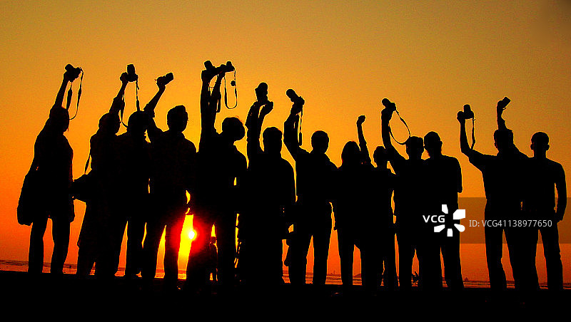 高耸的手图片素材