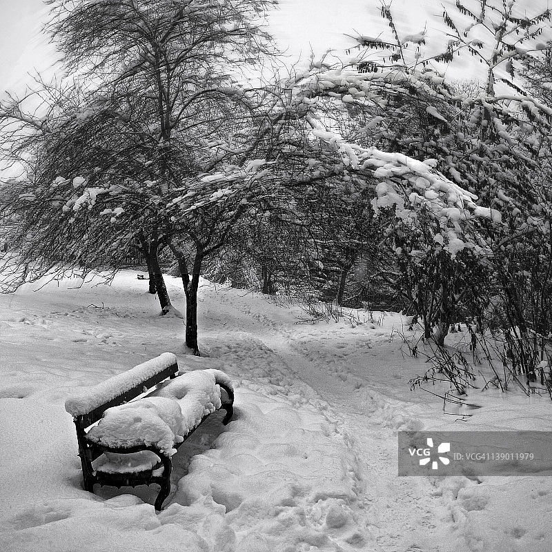 冬季城市景观图片素材