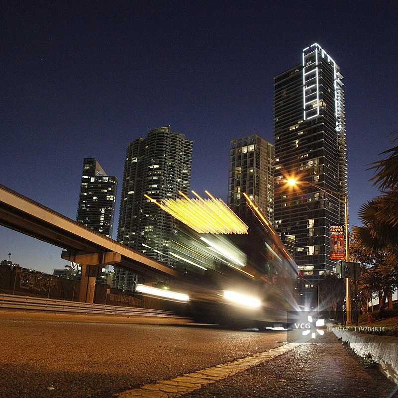 迈阿密巴士图片素材