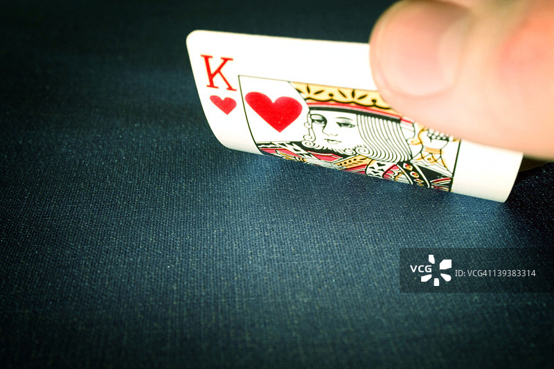 纸牌国王图片素材