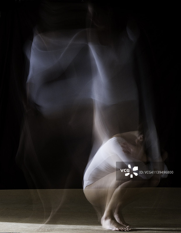 舞蹈的模糊效果图片素材