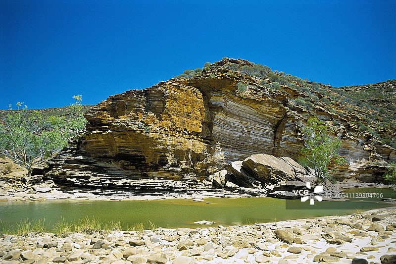 卡尔巴里国家公园默奇森河峡谷图片素材