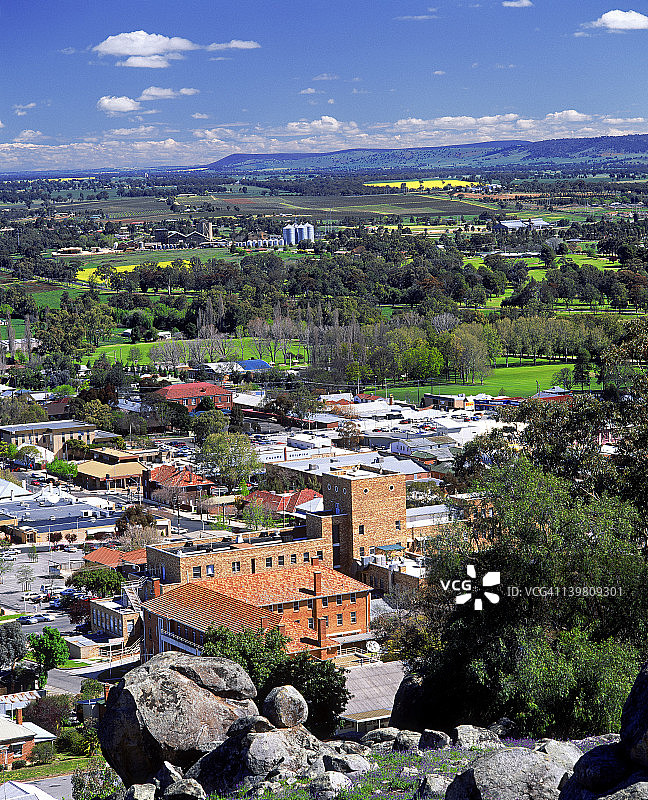 考拉镇，拉 Lachlan 河谷图片素材