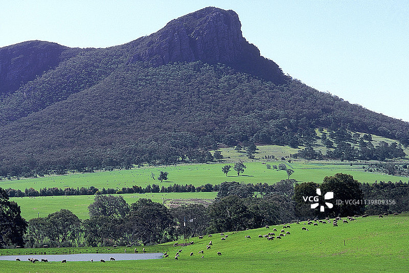 澳大利亚维多利亚州格兰屏山脉斯特金山图片素材