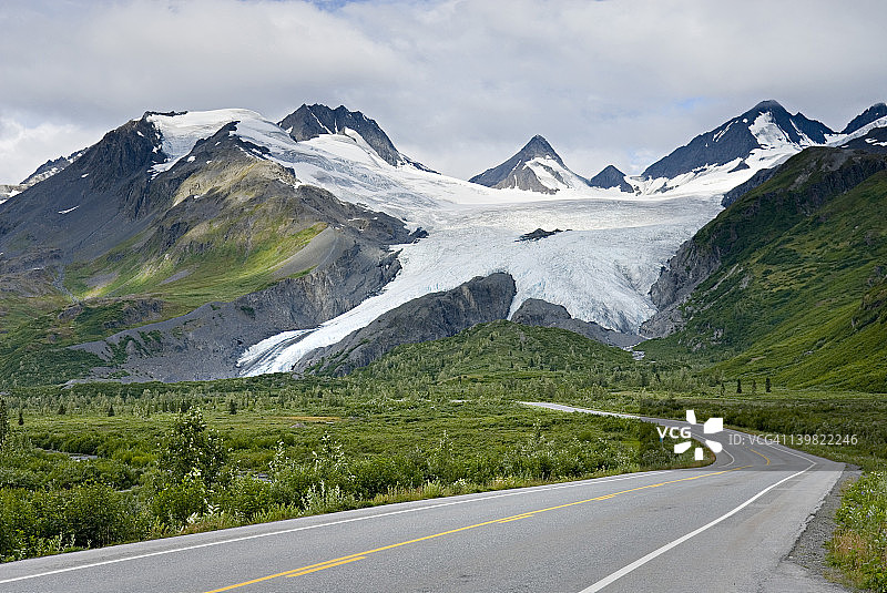 美国阿拉斯加理查森公路图片素材