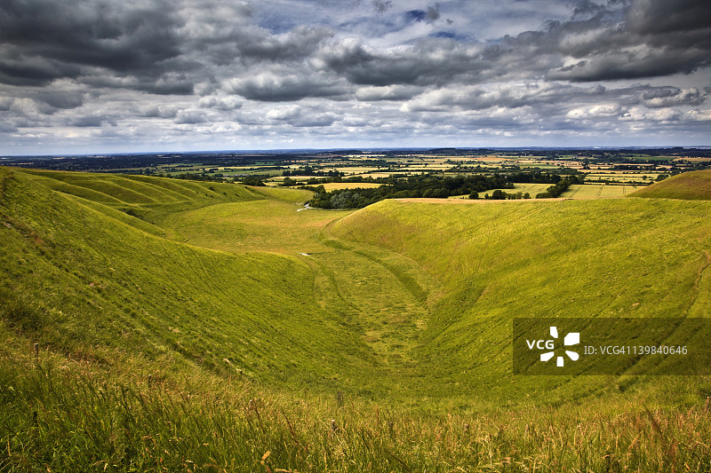 暴风云，曼格，阿芬顿，牛津郡，英国图片素材